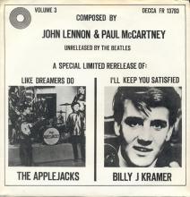 THE APPLEJACKS - LIKE DREAMERS DO - SWEDEN - DECCA - FR 13793 - pic 1