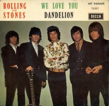 THE ROLLING STONES - WE LOVE YOU - FRANCE - DECCA - 79.007 - XDR 41.128 - pic 1
