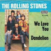 THE ROLLING STONES - WE LOVE YOU - GERMANY - DECCA - DL 25 3062 - XDR 41 128 - pic 2