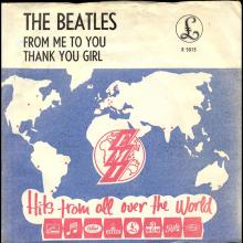 Beatles Discography Denmark dk02a From Me To You ⁄ Thank You Girl - Parlophone R 5015 - pic 1