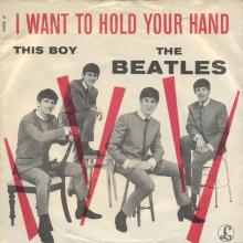 Beatles Discography Denmark dk05a-b I Want To Hold Your Hand ⁄ This Boy - Parlophone R 5084 -1 - pic 1
