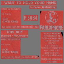 Beatles Discography Denmark dk05a-b I Want To Hold Your Hand ⁄ This Boy - Parlophone R 5084 -1 - pic 9