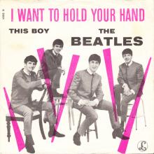 Beatles Discography Denmark dk05a-b I Want To Hold Your Hand ⁄ This Boy - Parlophone R 5084 -1 - pic 1