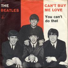 Beatles Discography Denmark dk06a Can't Buy Me Love / You Can't Do That - Parlophone R 5114 - pic 1
