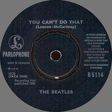 Beatles Discography Denmark dk06a Can't Buy Me Love / You Can't Do That - Parlophone R 5114 - pic 1