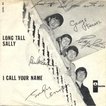 Beatles Discography Denmark dk09a-b  Long Tall Sally ⁄ I Call Your Name - Odeon DK 1622 - pic 1
