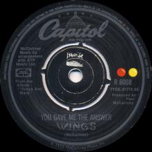 dk14 Letting Go ⁄ You Gave Me The Answer R 6008 - pic 1