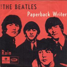 Beatles Discography Denmark dk19a Paperback Writer ⁄ Rain - Parlophone R 5452 - pic 1