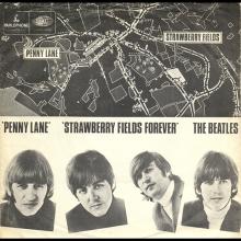 Beatles Discography Denmark dk21a Strawberry Fields Forever / Penny Lane - Parlophone R 5570 - pic 1
