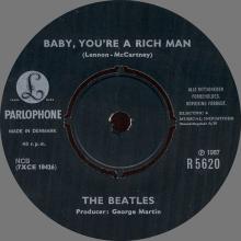 Beatles Discography Denmark dk22a-b All You Need Is Love ⁄ Baby, You're A Rich Man - Parlophone R 5620  - pic 6