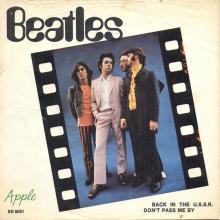 Beatles Discography Denmark dk26a Back In The U.S.S.R  ⁄ Don't Pass Me By - Apple SD 6061 - pic 1