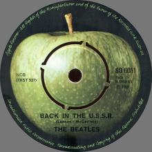 Beatles Discography Denmark dk26a Back In The U.S.S.R  ⁄ Don't Pass Me By - Apple SD 6061 - pic 1