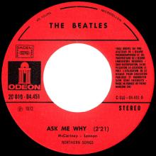THE BEATLES DISCOGRAPHY FRANCE - OLDIES BUT GOLDIES - 050 L7-P3 - PLEASE PLEASE ME / ASK ME WHY - E 2C 010-04451 - pic 4