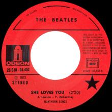 THE BEATLES DISCOGRAPHY FRANCE - OLDIES BUT GOLDIES - 060 L6-P1 - SHE LOVES YOU / I'LL GETYOU - E 2C 010-04452 - pic 1