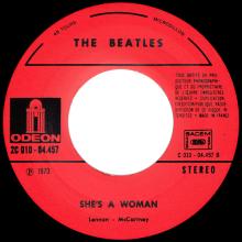 THE BEATLES DISCOGRAPHY FRANCE - OLDIES BUT GOLDIES - 110 L6-P1 - LONG TALL SALLY / SHE'S A WOMAN - E 2C 010-04457 - pic 1
