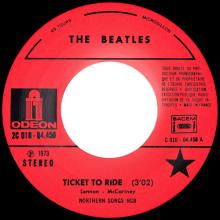 THE BEATLES DISCOGRAPHY FRANCE - OLDIES BUT GOLDIES - 120 L6-P1 - TICKET TO RIDE / YES IT IS -E 2C 010-04458 - pic 3