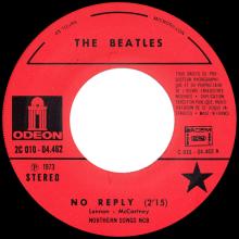 THE BEATLES DISCOGRAPHY FRANCE - OLDIES BUT GOLDIES - 160 L6-P1 - NO REPLY / BABY'S IN BLACK - E 2C 010-04462 - pic 3