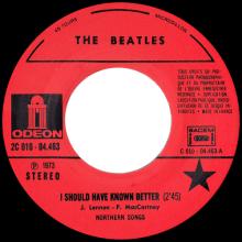 THE BEATLES DISCOGRAPHY FRANCE - OLDIES BUT GOLDIES - 170 L6-P1 - I SHOULD HAVE KNOWN BETTER / TELL ME WHY - E 2C 010-04463 - pic 3