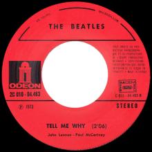 THE BEATLES DISCOGRAPHY FRANCE - OLDIES BUT GOLDIES - 170 L6-P1 - I SHOULD HAVE KNOWN BETTER / TELL ME WHY - E 2C 010-04463 - pic 1