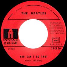THE BEATLES DISCOGRAPHY FRANCE - OLDIES BUT GOLDIES - 210 L6-P1 - CAN'T BUY ME LOVE / YOU CAN'T DO THAT - E 2C 010-04467 - pic 4