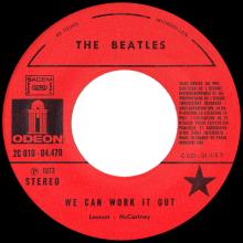 THE BEATLES DISCOGRAPHY FRANCE - OLDIES BUT GOLDIES - 240 L7-P2 - WE CAN WORK IT OUT / DAY TRIPPER - E 2C 010-04470 - pic 1
