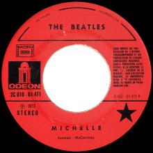 THE BEATLES DISCOGRAPHY FRANCE - OLDIES BUT GOLDIES - 250 L7-P2 - MICHELLE / RUN FOR YOUR LIFE - E 2C 010-04471 - pic 3