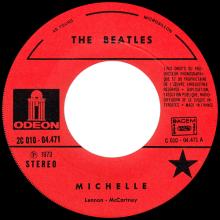 THE BEATLES DISCOGRAPHY FRANCE - OLDIES BUT GOLDIES - 250 L6-P3 - MICHELLE / RUN FOR YOUR LIFE - E 2C 010-04471 - pic 3