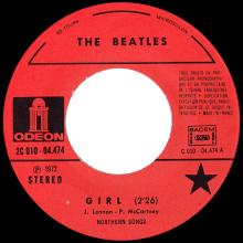 THE BEATLES DISCOGRAPHY FRANCE - OLDIES BUT GOLDIES - 280 L6-P3 - GIRL / NOWHERE MAN - E 2C 010-04474 - pic 3