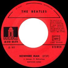 THE BEATLES DISCOGRAPHY FRANCE - OLDIES BUT GOLDIES - 280 L6-P3 - GIRL / NOWHERE MAN - E 2C 010-04474 - pic 1