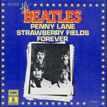 THE BEATLES DISCOGRAPHY FRANCE - OLDIES BUT GOLDIES - 290 L7-P1 - PENNY LANE / STRAWBERRY FIELDS FOREVER - E 2C 010-04475 - pic 1