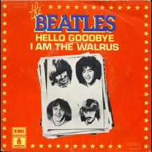 THE BEATLES DISCOGRAPHY FRANCE - OLDIES BUT GOLDIES - 330 L6-P1 - HELLO GOODBYE / I AM THE WALRUS - E FO.106 - pic 1