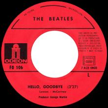 THE BEATLES DISCOGRAPHY FRANCE - OLDIES BUT GOLDIES - 330 L6-P1 - HELLO GOODBYE / I AM THE WALRUS - E FO.106 - pic 3