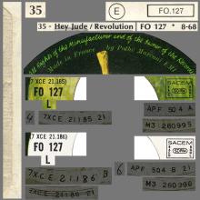THE BEATLES DISCOGRAPHY FRANCE - OLDIES BUT GOLDIES - 350 L4-P1 - HEY JUDE / REVOLUTION - E FO.127 - pic 1