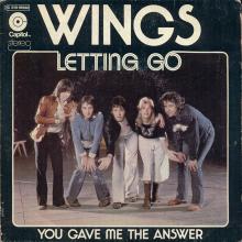 fr14 Letting Go ⁄ You Gave Me The Answer 2C 006-96940 - pic 1