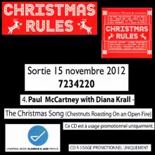 2012 11 15 - CHRISTMAS RULES - THE CHRISTMAS SONG - PAUL McCARTNEY & DIANA KRALL - PROMO CDR - pic 4