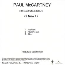 2013 12 09 - PAUL MCCARTNEY - SAVE US - QUEENIE EYE - NEW - PROMO CDR - pic 1