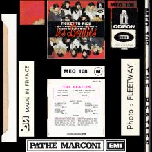 THE BEATLES FRANCE EP - D - 1971 06 00 - MEO 108 - SLEEVE 2 - LABEL B - SACEM REISSUE  - pic 6