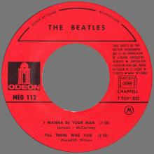 THE BEATLES FRANCE EP - D - 1971 06 00 - MEO 112 - SLEEVE 1 - LABEL A - SACEM REISSUE - pic 5