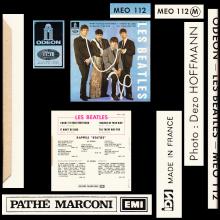 THE BEATLES FRANCE EP - D - 1971 06 00 - MEO 134 - SLEEVE 1/B - LABEL B - SACEM REISSUE - pic 6