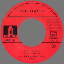 THE BEATLES FRANCE EP - D - 1971 06 00 - MEO 113 - SLEEVE 1 - LABEL A - SACEM REISSUE - pic 1