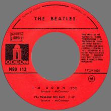 THE BEATLES FRANCE EP - D - 1971 06 00 - MEO 113 - SLEEVE 4 - LABEL B - SACEM REISSUE - pic 5