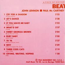 THE BEATLES DISCOGRAPHY FRANCE 1987 00 00 BEATLES A PIECE OF HISTORY...ORIGINAL 1961 - ATOLL - ATO 8617 - pic 5