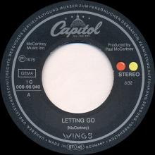 ger14 Letting Go ⁄ You Gave Me The Answer 1C 006-96 940 - pic 1