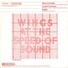ger16 Silly Love Songs ⁄ Cook Of The House 1C 006-97683 - pic 2