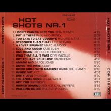 1989 EMI HOT SHOTS NR.1 - PUT IT THERE - CDP 519 003 - FOR PROMOTION ONLY - pic 2