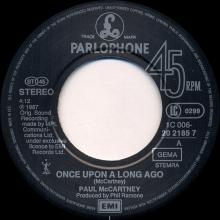ger42 Once Upon A Long Ago ⁄ Back On My Feet 1C 006-20 2185 7 - pic 1