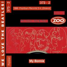 grCD 1996 We Love The Beatles - My Bonnie ⁄ PolyGram 373-2 ZOO / BEATLES CD DISCOGRAPHY UK - pic 1