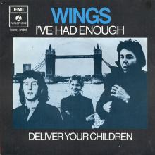 ho21 I've Had Enough ⁄ Deliver Your Children 5C 006-61260 - pic 1