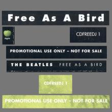 HOLLAND - 1995 12 05 - THE BEATLES ANTHOLOGY 1 - FREE AS A BIRD - CDFREEDJ 1 - PROMO CD - pic 1