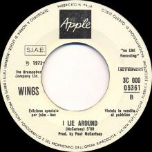 it1973 Live And Let Die ⁄ I Lie Around 3C 000-05361 -promo - pic 1